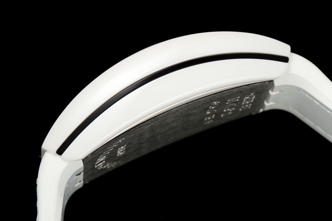 Black Ceramic - White Leather - Automatic - 45mm