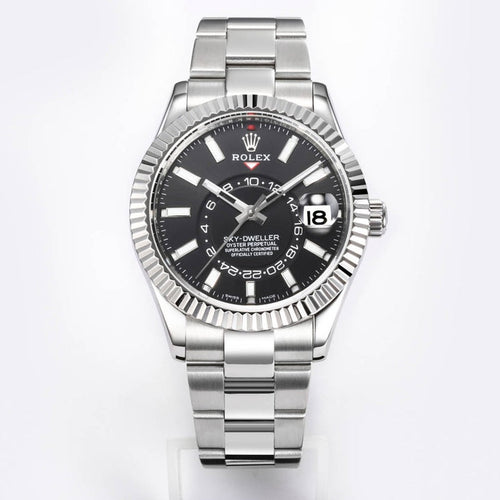Rolex Sky-Dweller 42 - Black Silver (Steel)