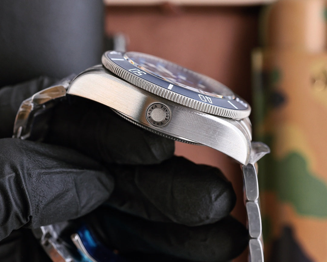 Blue Silver - White 904L Steel - Automatic - 42mm