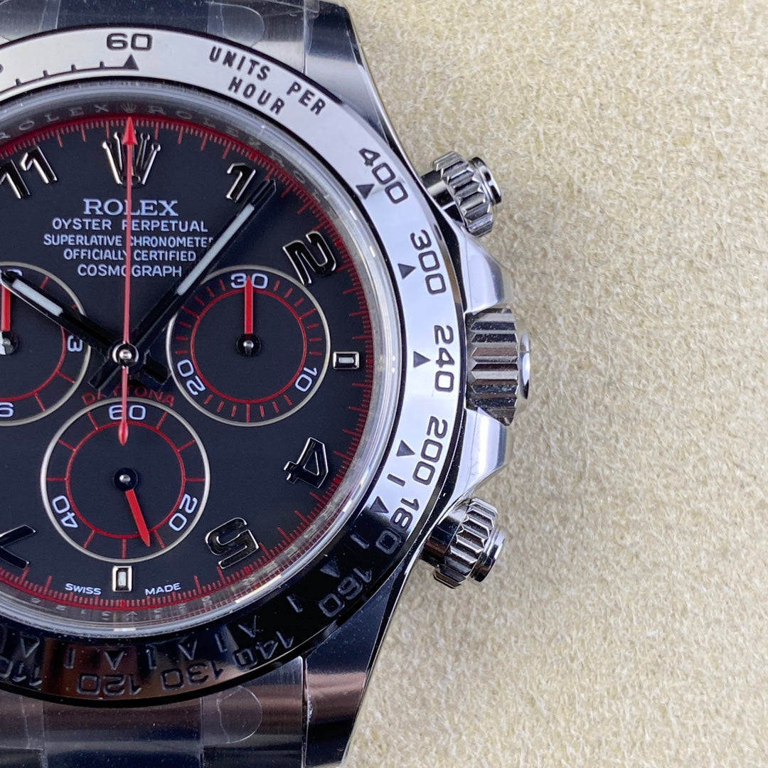 Rolex Cosmograph Daytona 40 - Black Red (Steel)