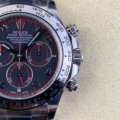 Rolex Cosmograph Daytona 40 - Black Red (Steel)