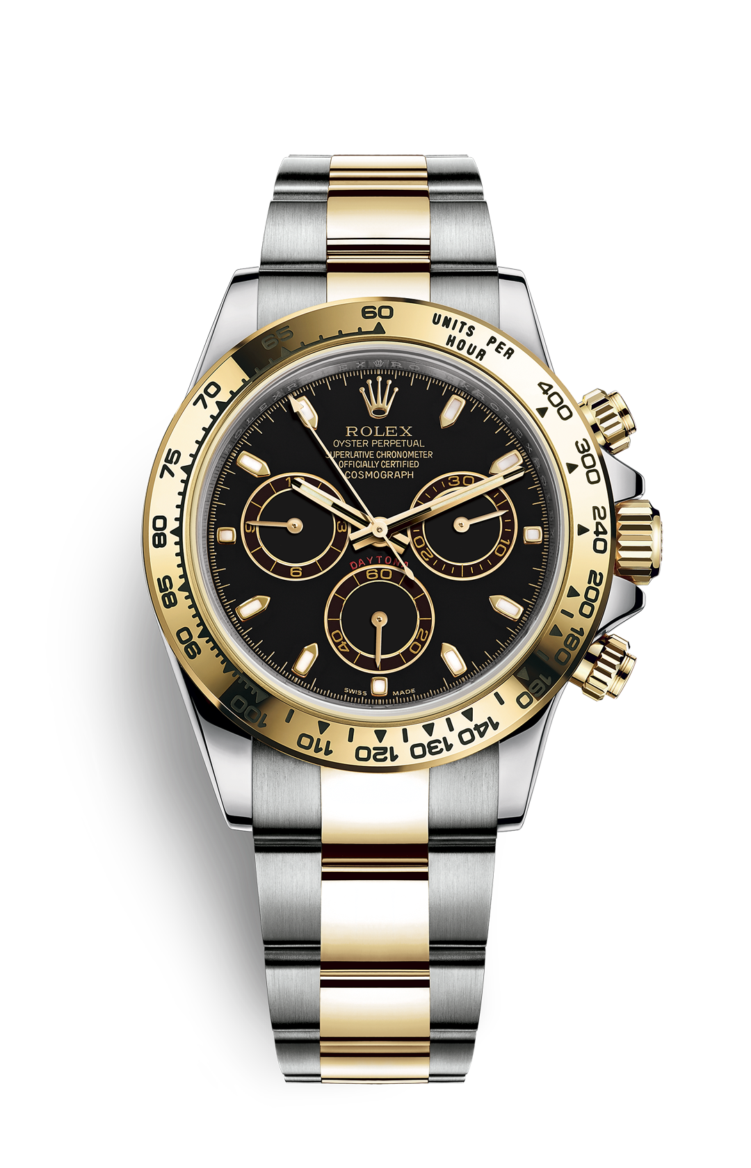 Rolex Oyster Perpetual Cosmograph Daytona, stainless steel, black dial