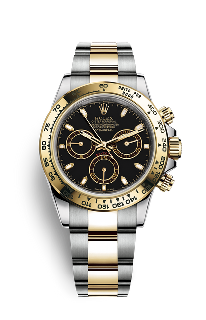 Rolex Oyster Perpetual Cosmograph Daytona, stainless steel, black dial