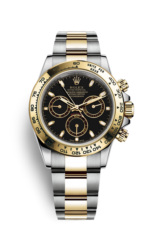 Rolex Oyster Perpetual Cosmograph Daytona, stainless steel, black dial
