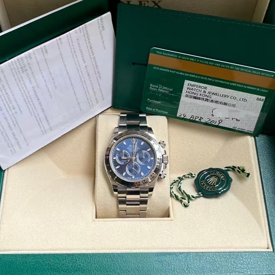 Rolex Cosmograph Daytona, blue dial