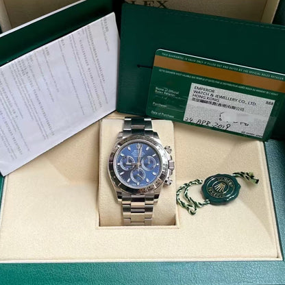 Rolex Cosmograph Daytona, blue dial