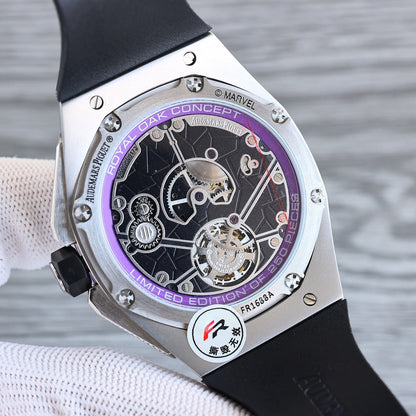 Tourbillon Black - Black Rubber - Automatic - 42mm