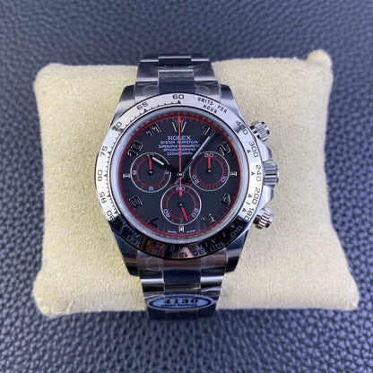 Rolex Cosmograph Daytona 40 - Black Red (Steel)