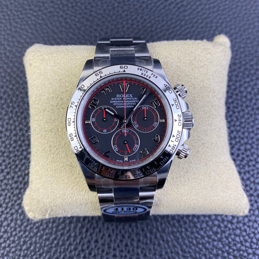 Rolex Cosmograph Daytona 40 - Black Red (Steel)