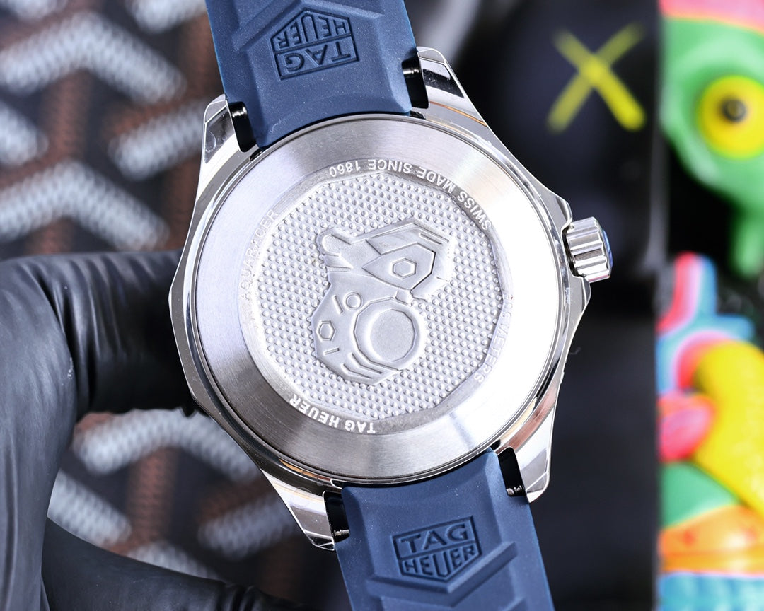 Blue - Blue Rubber - Automatic - 41mm