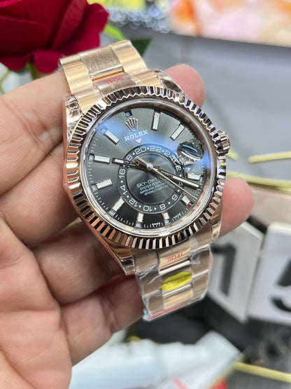 Rolex Yacht-Master 42, Everose, grey dial