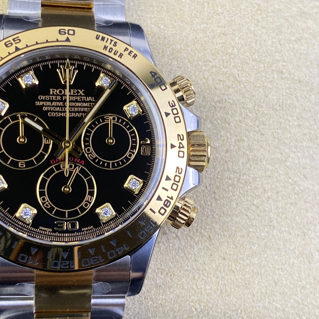 Rolex Cosmograph Daytona 40 - Black Yellow Steel