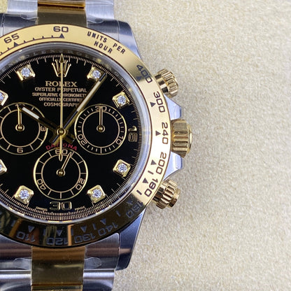 Rolex Cosmograph Daytona 40 - Black Yellow Steel