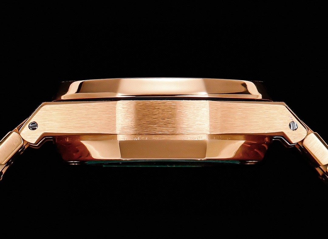 Chronograph - Frosted Gold -Green Yellow- 904L Steel - Automatic - 41mm