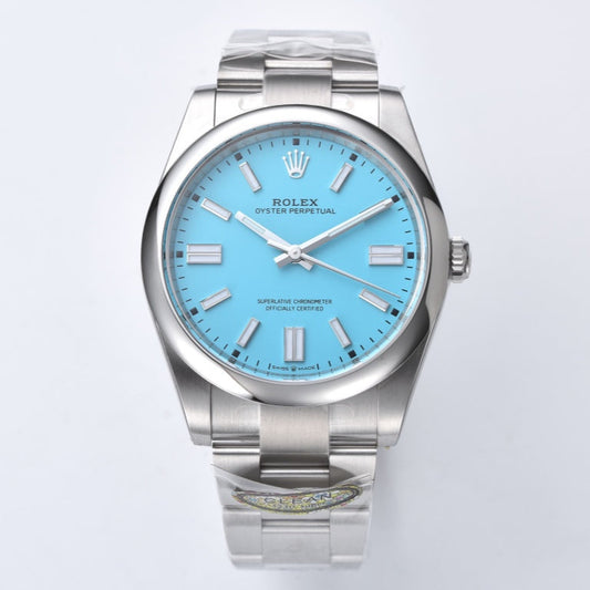 Rolex Oyster Perpetual Datejust - Baby blue -  Automatic - 41mm/36mm
