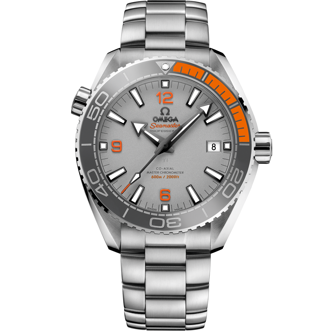 215.90.44.21.99.001- Orange Ceramic bezel - Grey - 904L Steel - Automatic -43.5mm