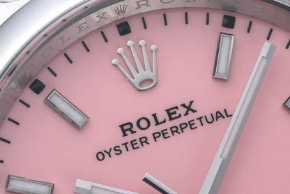 Rolex Oyster Perpetual Datejust 41, stainless steel, pink dial