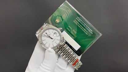 Rolex Datejust 41 White Rolesor
