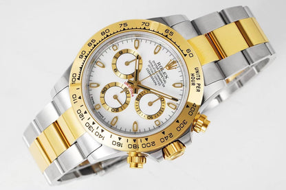 Rolex Cosmograph Daytona, stainless steel, white dial