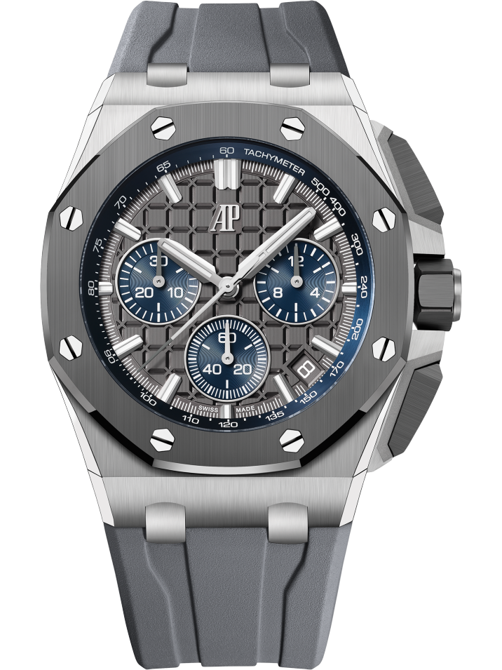 Chronograph -Grey Rubber - Quartz - 43mm