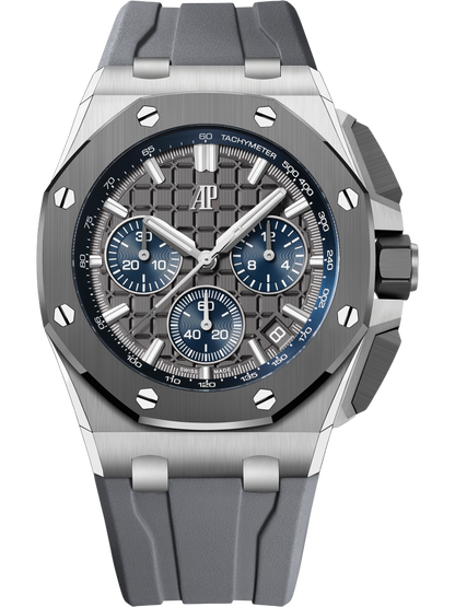 Chronograph -Grey Rubber - Quartz - 43mm