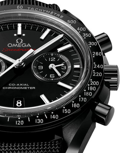 904L Steel - Black Rubber - Chronograph - Quartz - 44mm