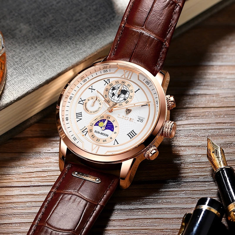 Men's Round Automatic Watch - 40mm