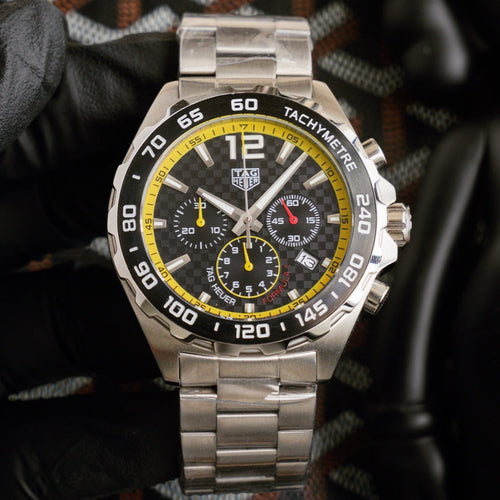 Chronograph - White 904L Steel - Quartz - 41mm