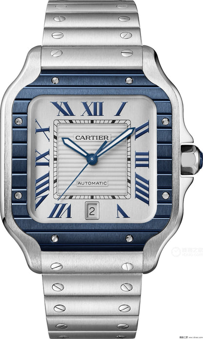 White Blue - Blue Rubber/White 904L Steel - Automatic - 47*40mm