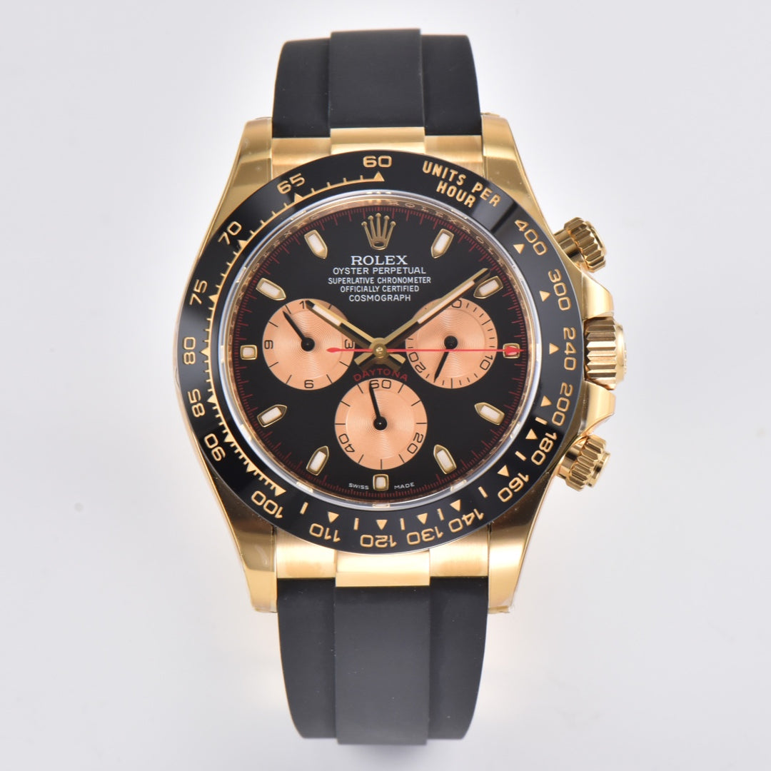 Rolex Cosmograph Daytona, colored racing accents (blue, orange, green, yellow etc.)