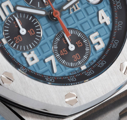 TOP! Baby Blue Silver - Blue Rubber - Automatic - 42mm