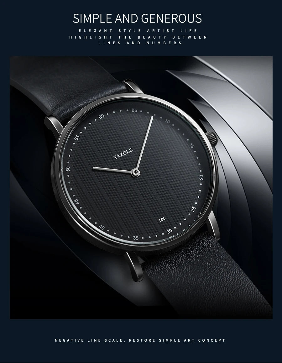 Black - Brown Leather - Automatic - 42mm