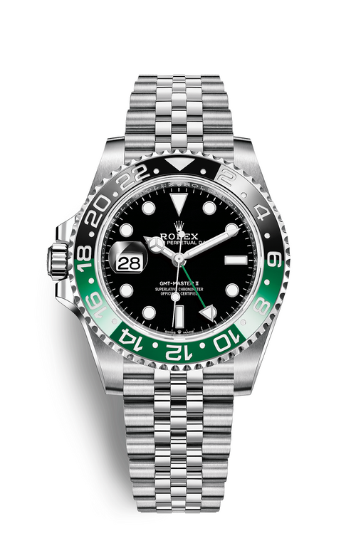 Rolex Submariner Date 40, green & black (“Hulk / Kermit” style)
