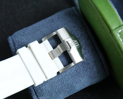 Replacement Compensation Watch - White Rubber- Automatic - 42mm