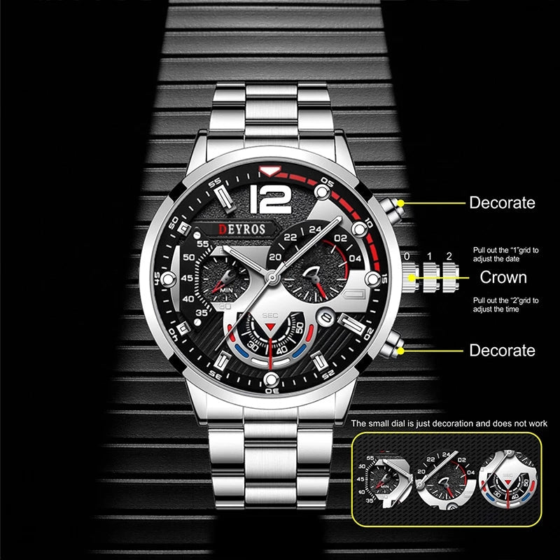 Men's Black - Automatic Watch - 40mm