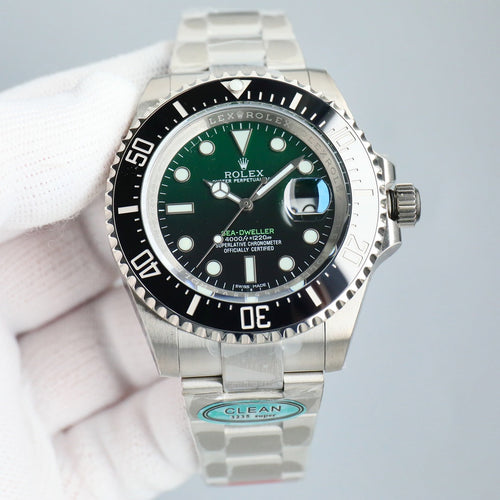 Rolex Datejust 41 Oystersteel (Black/Green Dial)
