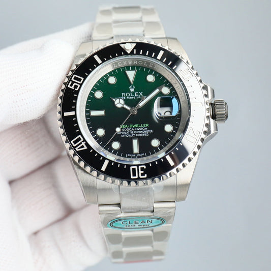 Rolex Datejust 41 Oystersteel (Black/Green Dial)