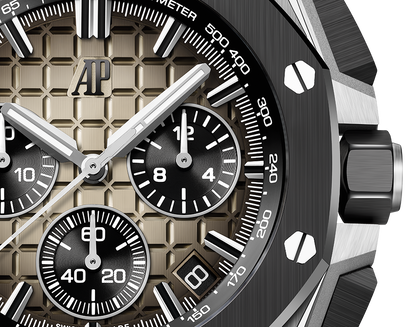 🔥limited-time offer! Brown Rubber Strap - 904L Steel - QUARTZ - 43mm