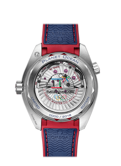 Blue Red Steel - Blue Rubber - 43.5mm