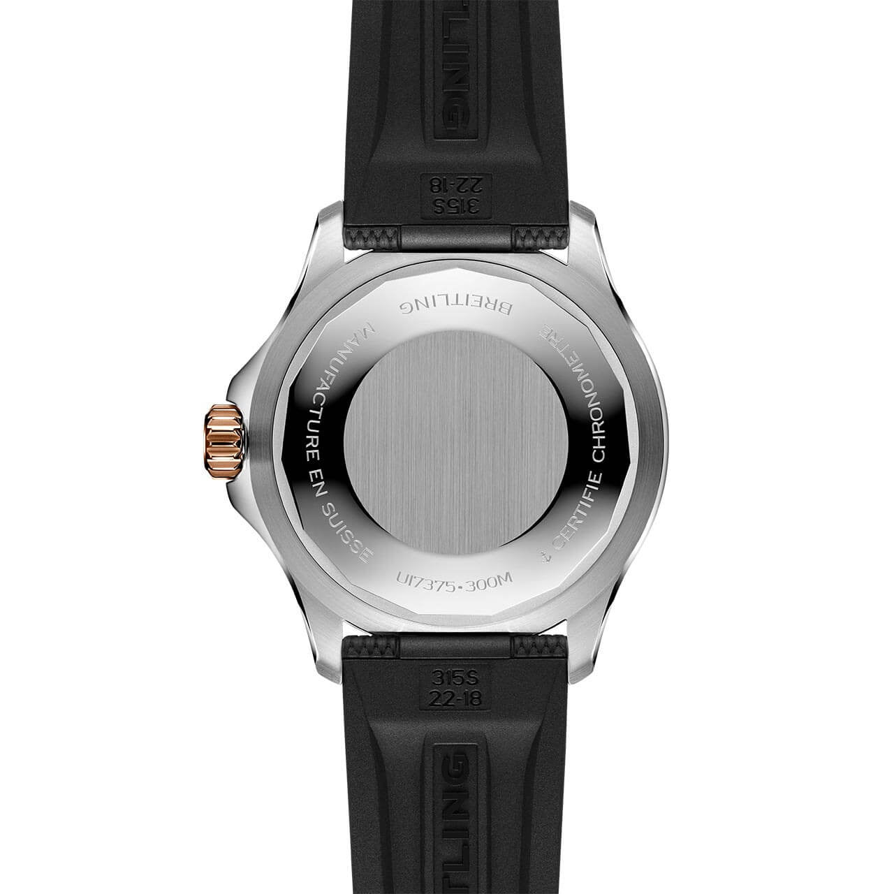 Rosegold Black- Ceramic White - Black Rubber - Automatic - 42mm