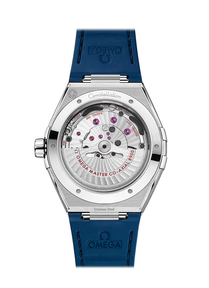 White Blue - Blue Leather - 41mm