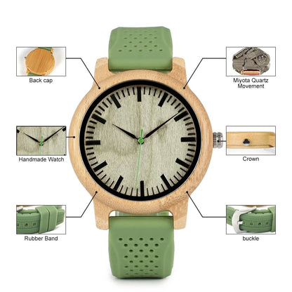 Brown - Brown rubber - quartz - 42mm