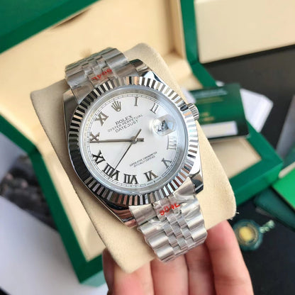 Rolex Oyster Perpetual 41, silver/white dial