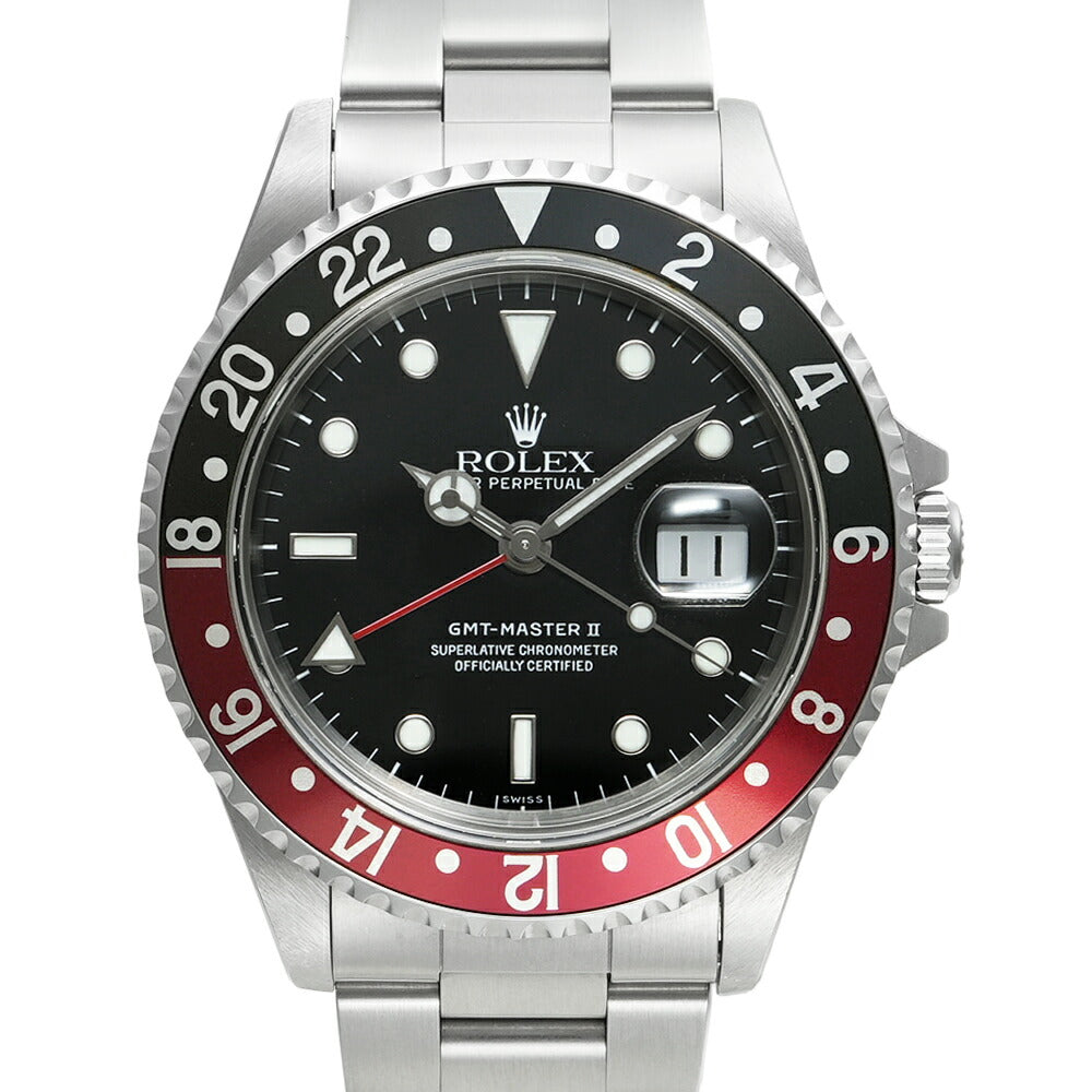 Rolex GMT-Master II, red & black bezel (“Coke” style)