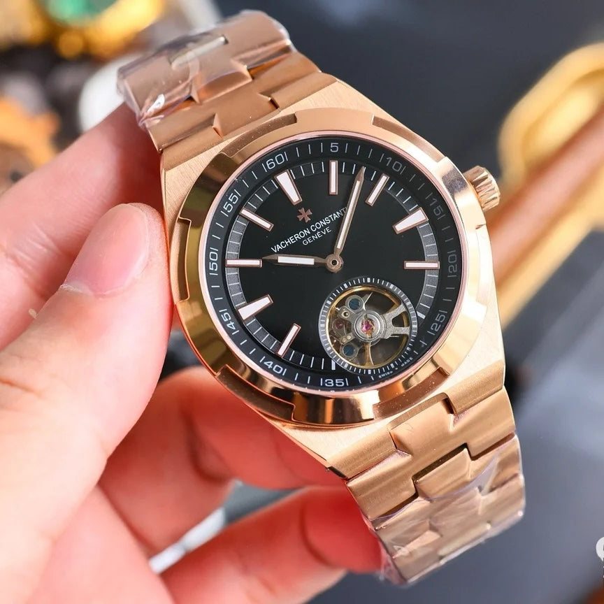 Toubillon - Black Rosegold - Rosegold 904L Steel - Automatic - 41mm