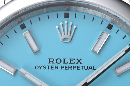 Rolex Oyster Perpetual Datejust - Baby blue -  Automatic - 41mm/36mm