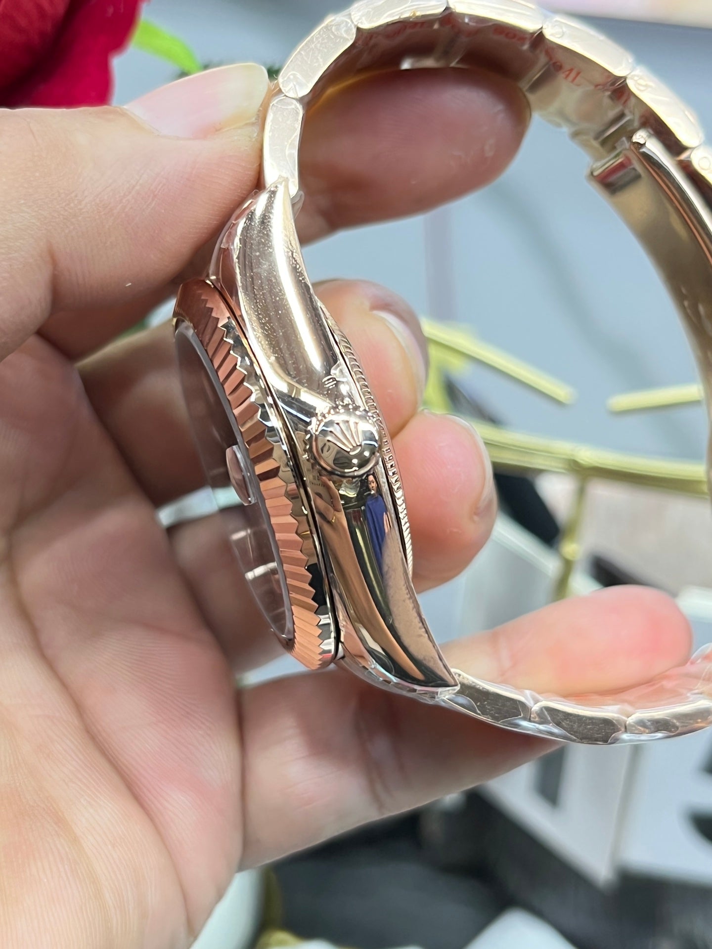 Rolex Yacht-Master 42, Everose, grey dial