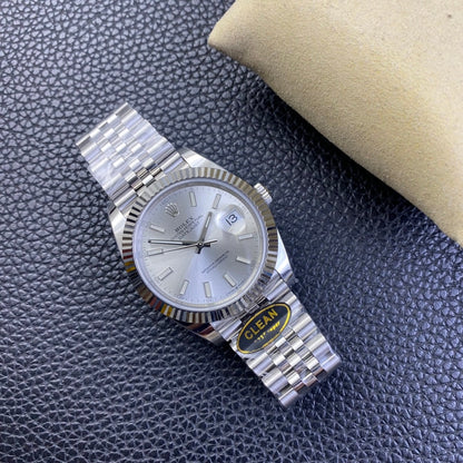 Rolex Oyster Perpetual Datejust 41, ref. 126334, silver dial