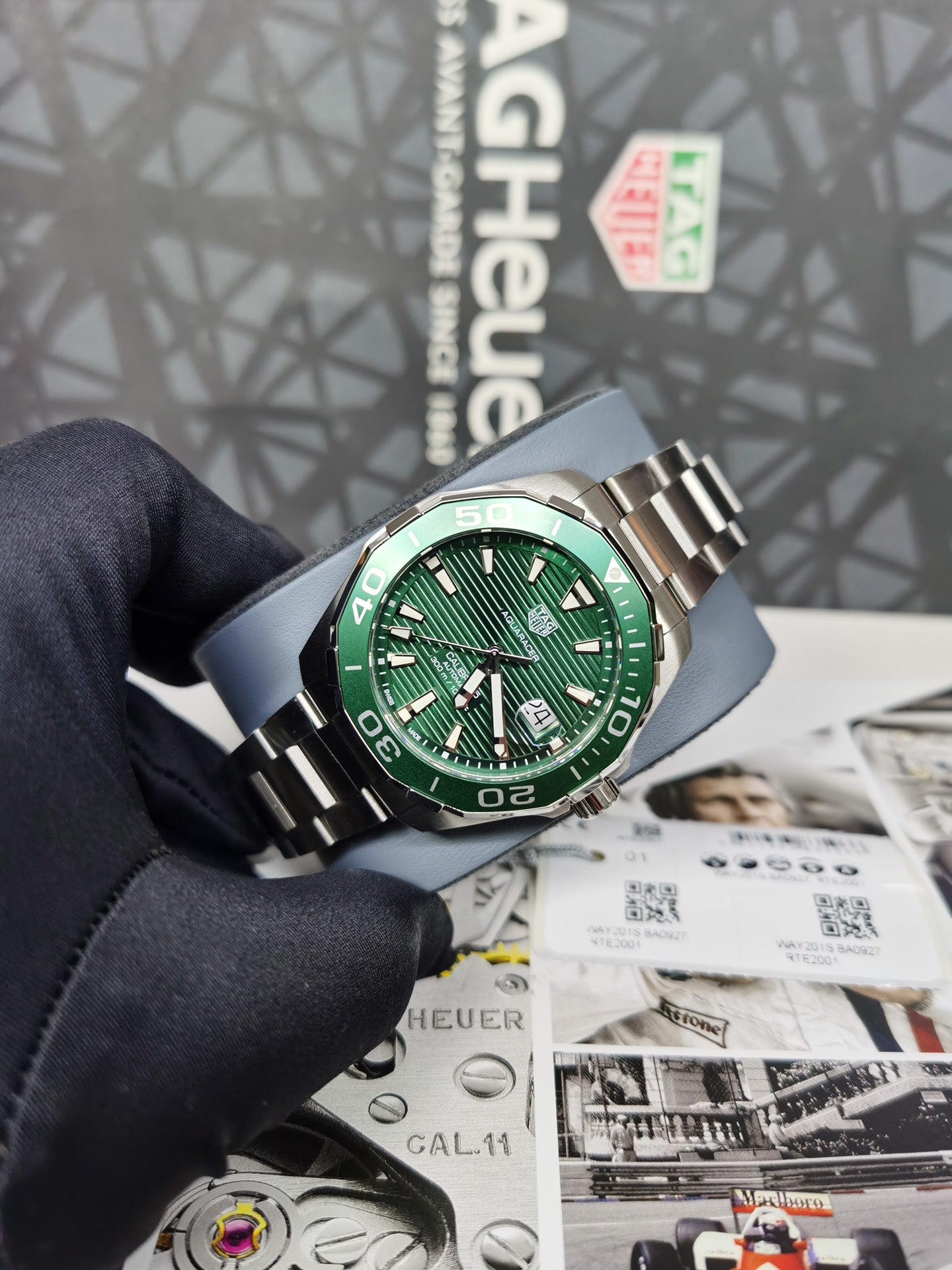 Green -Silver 904L Steel - Automatic - 43mm