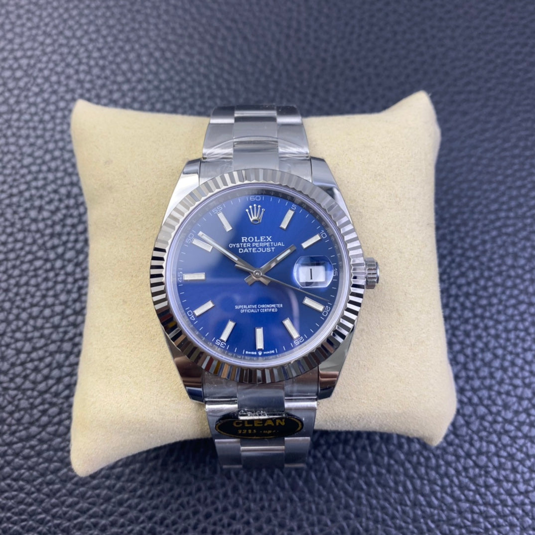 Rolex Oyster Perpetual Datejust 41, ref. 126334, blue dial